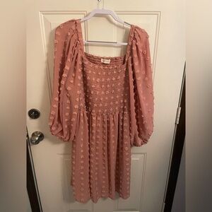 Women’s Plus Swiss Dot Dress